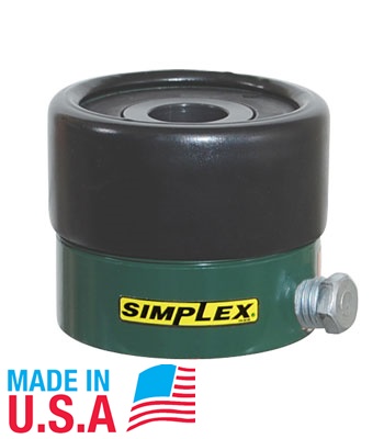 Kích thủy lực rỗng tâm Simplex RC120A( 12 tấn, 0.31 inch)