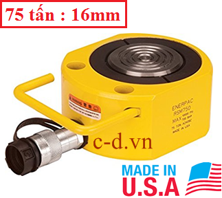 Kích thủy lực mỏng Enerpac RSM-750( 75 tấn, 16mm)